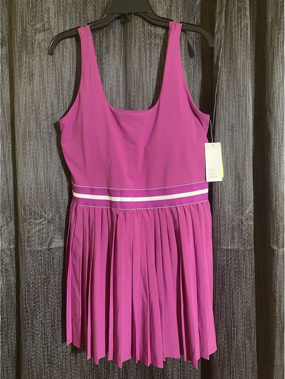 All in Motion Women's Size XL Violet Color Lined Activewear Dress - NWT - Tennis